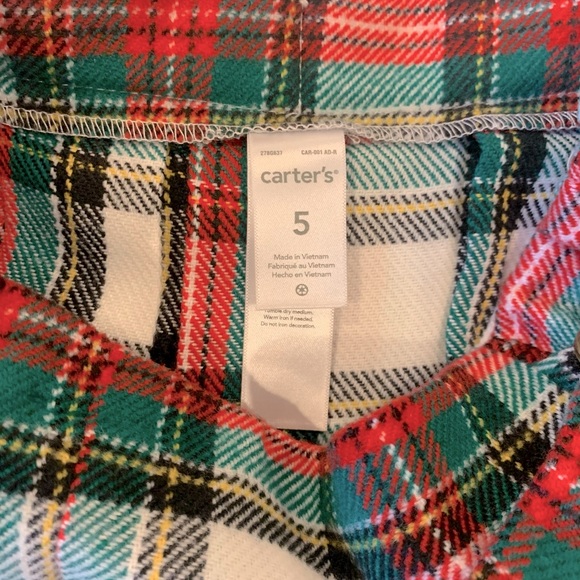 🎄♥️🤍Flannel Christmas skirt- pleated 🤍♥️🎄 - Picture 11 of 11